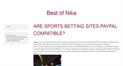 Desktop Screenshot of best-of-nika.com